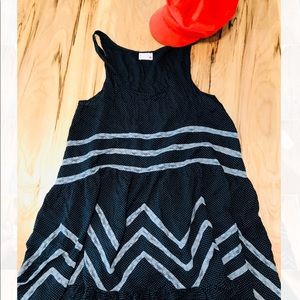 Free People - violet and lace trapeze dress.